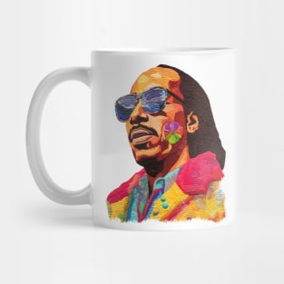 melu art Stevie Wonder Mug